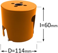 Gatzaag, Hardmetaal D=114mm - GRN-2
