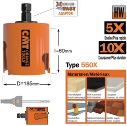 Gatzaag, multi-construct D=185mm
