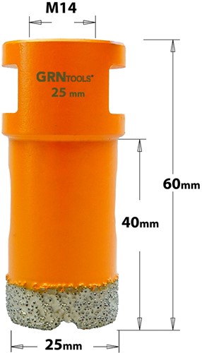 Gatzaag voor extreem harde materialen D=25mm-2