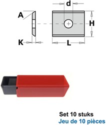 HWM wisselmessen 7,5mm (per 10 st.)