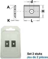 HWM wisselmessen 7,5mm (per 2 st.)