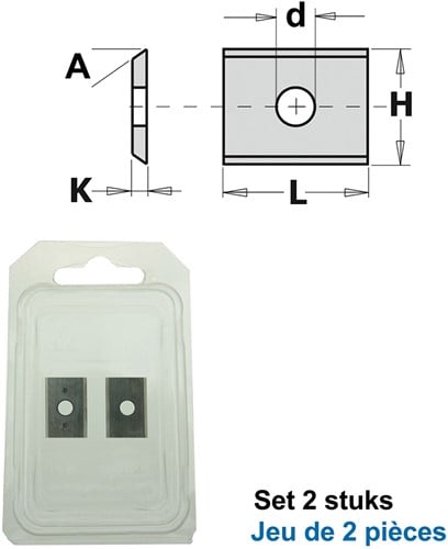 HWM wisselmessen 9,6mm (per 2 st.)