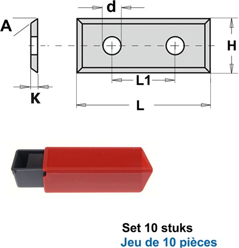 HWM wisselmessen (per 10 st.)