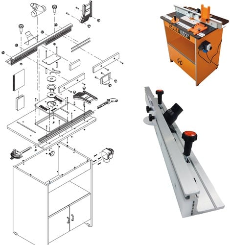 Aluminium geleiding voor Industrio-3