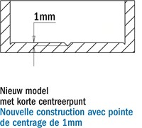 Cilinderkopboor D=18, rechts-2