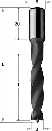 Drevelboor, rechts