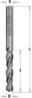 Spiraalboor, V-punt 120° geslepen, rechts