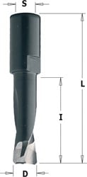 Special mèche hélicoïdale pour machine Festool DF500 - Domino, droite
