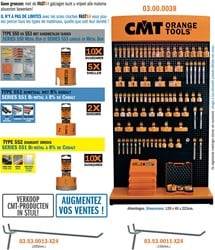 Présentoirs pour scies cloches