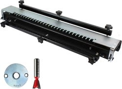 Systeme de jointe au queu d'aronde 600mm