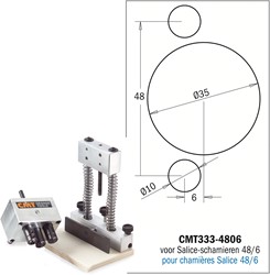 Tête porte-mèche Salice ( sans base de support de la tête CMT333 )