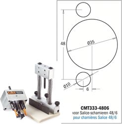 Set complète avec coffre, tête porte mèche support,  tête porte mèche, 2 mèches à tourillonner  et 1 mèche à façonner
