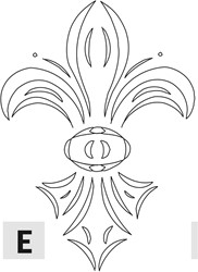 E-Deur Fleur-de-Lys