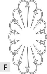 F-Espagnol fan        ( 2 pièces calibre )
