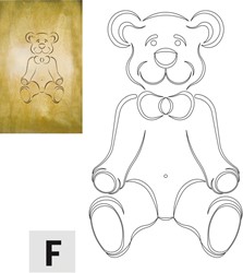 Kastdeur Teddy Beer - F