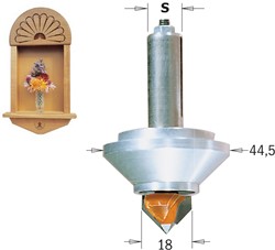 3-D graveerfrees met kogellager, HW