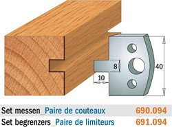 Begrenzer voor profielfreeskop