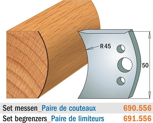 Profielmessen voor profielfreeskop