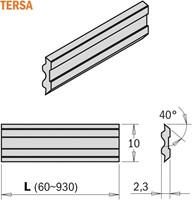 Tersa schaafmes HW 640x10x2,3