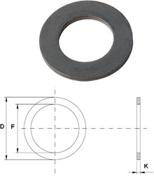 Bague de distance épaisseur 70x50x7,7
