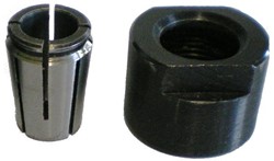Collet + écrou de serrage