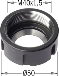 Ecrou pour 183000/100/200/250/300/400, droite