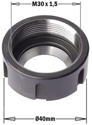 Ecrou de serrage pour item 123, droite