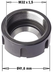 Ecrou pour ER25 M32x1,5mm droite