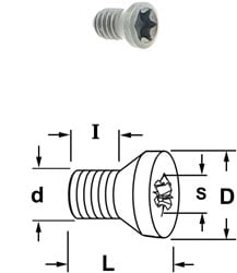 Boulon torx coniche