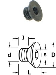 Coninche boulon à tête hexagonale