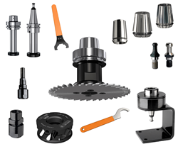 Vue d'ensemble complet des accessoires CNC
