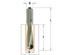 Diamant PCD, mèche pour perceuse, droite
