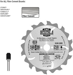 Scie circulaire pour fibres de ciment