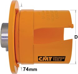 Scie cloche avec fraise pour multi-constructions D=68mm