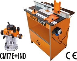 Complete CMT freestafel + bovenfreesmachine