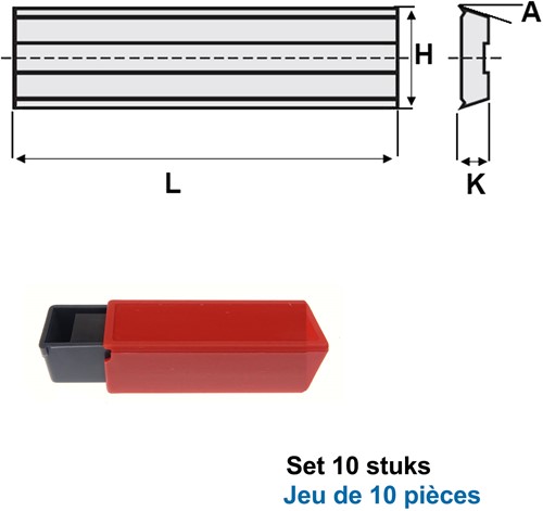 HWM wisselmessen VERSOFIX" (per 10 st.)"