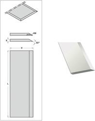 Couteaux 18% 630x35x3 