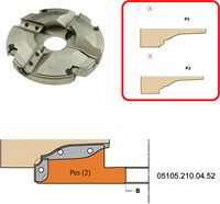 PHWM Profielmes voor bossingfrees art. 05105-2