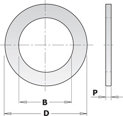 Reductiering voor zaagblad van asgat 20 naar 13mm, CMT