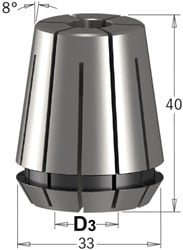 Precisie spantang ER32 