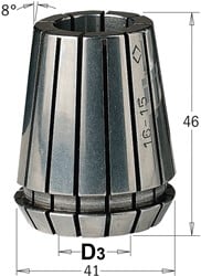 Precisie spantang ER40 