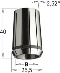 Precisie spantang ( Din 6388 EOC-16 )