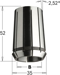 Precisie spantang ( Din 6388 EOC-25 )
